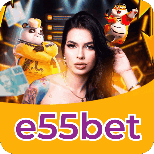 Passo a passo para baixar o app e55bet — ilustração editorial